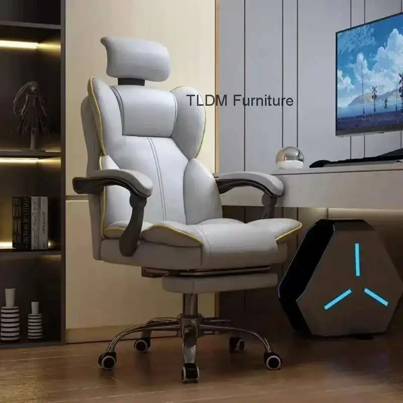 

Nordic Reclining Office Chairs Home Ergonomic Gaming Chair Lift Swivel Computer Chair Modern Office Furniture Backrest Armchair