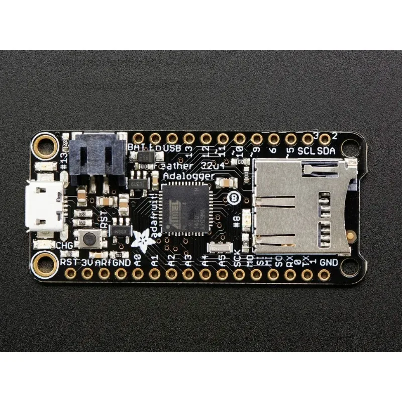 

Feather 32u4 – Adalogger pour enregistrement de données, Compatible Arduino