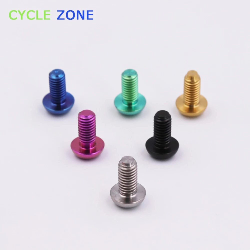 Top Quality M5x12mm Titanium Ti Bottle Holder Bolt Bike Bicycle T25 M5*12mm Water Bottle Cage Screw