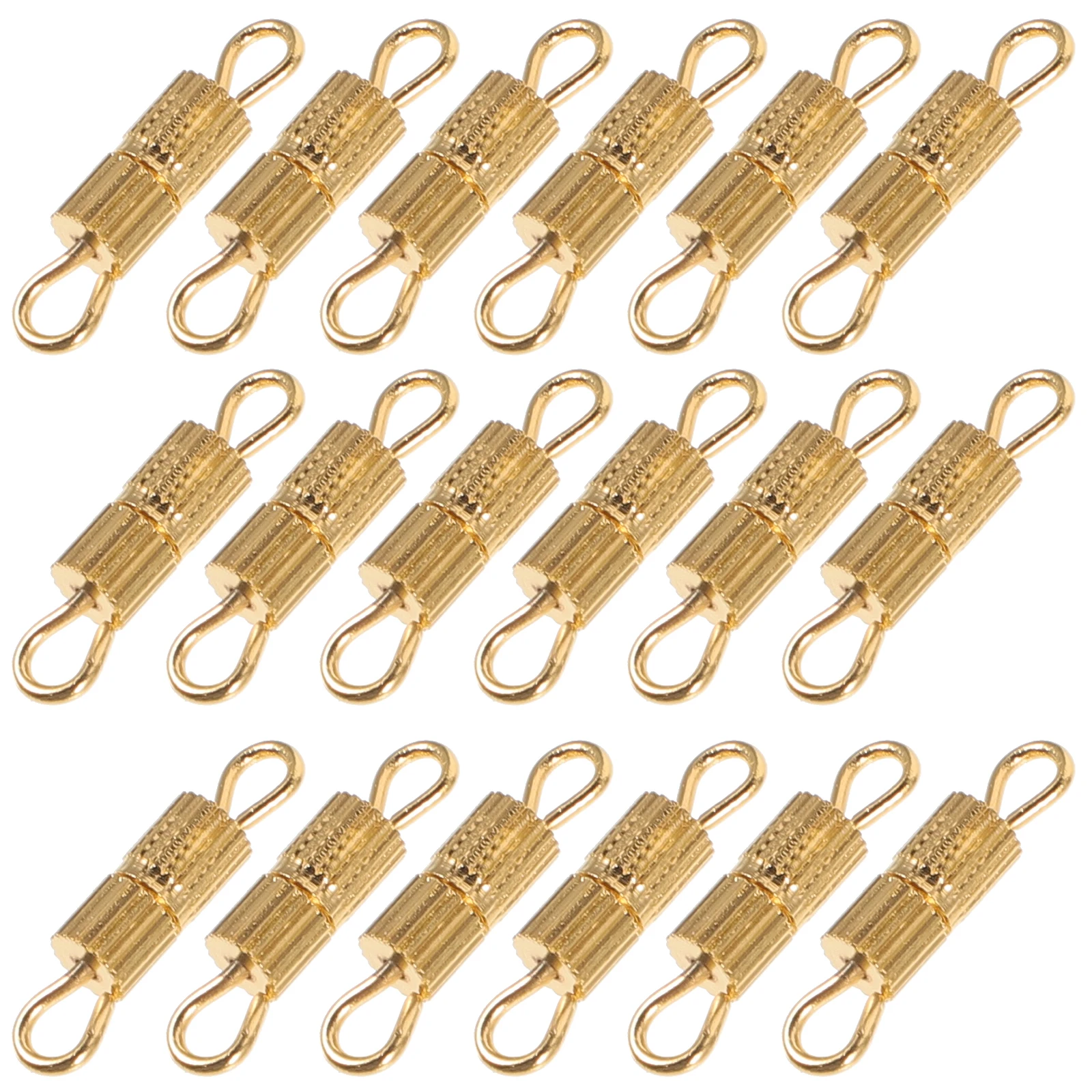 

Spiral Clasp Gold Metal DIY Necklace Bracelet Supplies Necklace Clasps Smooth Closure Parts Accessories Jewelry