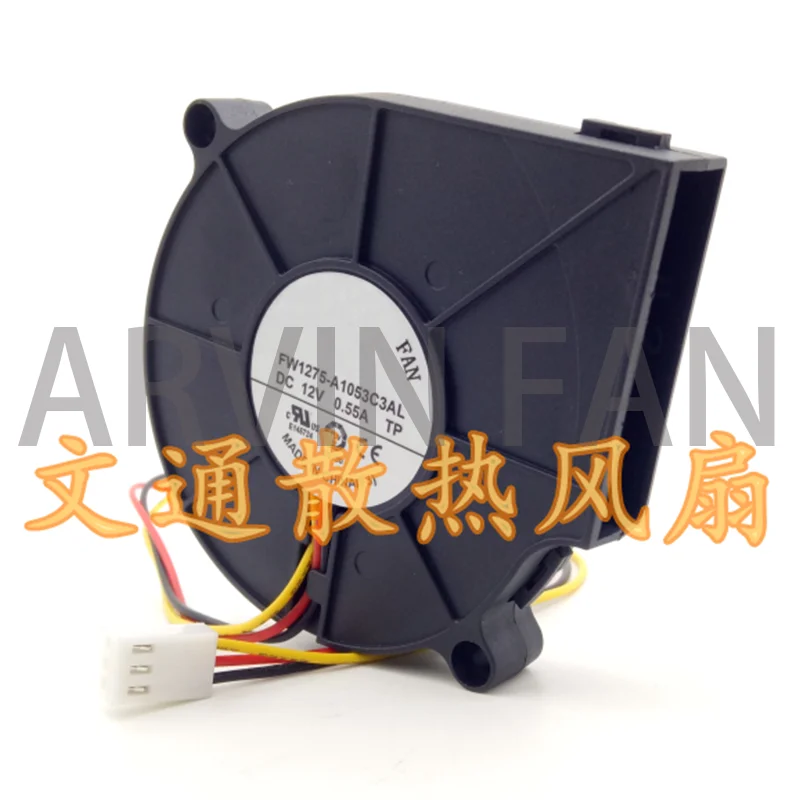 FW1275-A1053C3AL DC12V Turbofan Cooling Fan For The Graphics Card Chassis