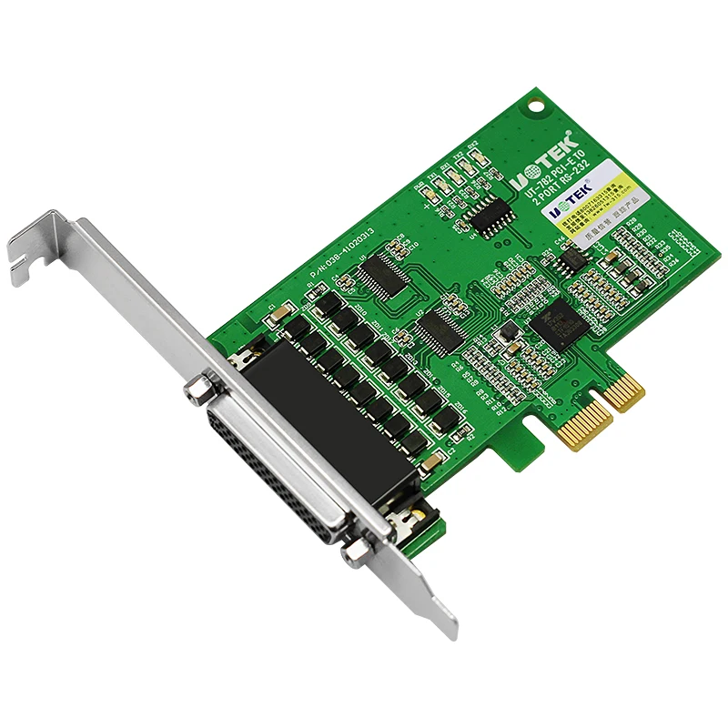 (UTEK) PCI E-to-2-port RS232 Serial Card Computer Serial Expansion Card Industrial Grade UT-782