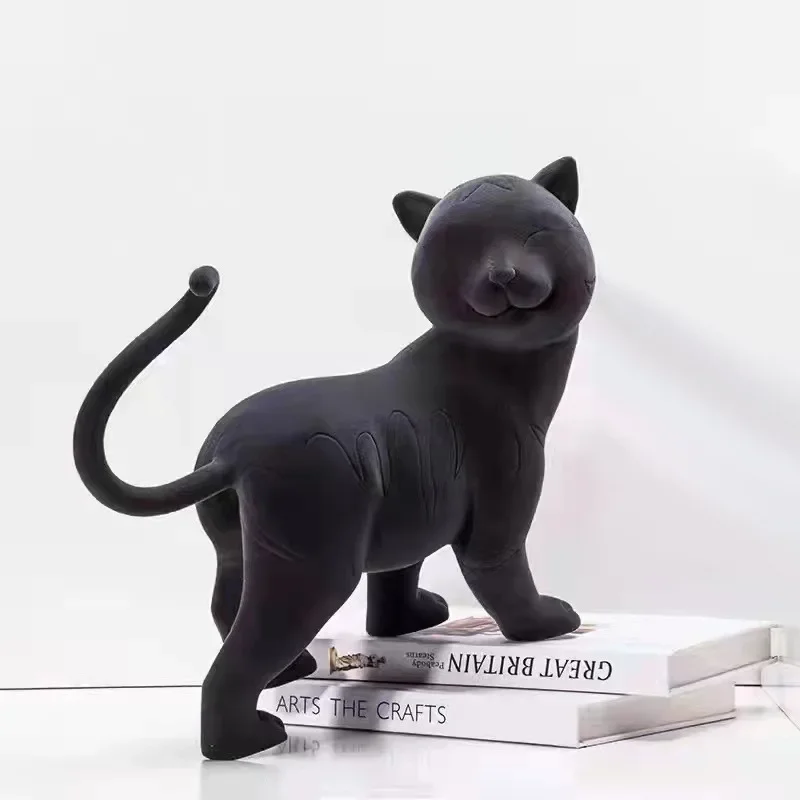 غرفة المعيشة المنزلية الإبداعية الحديثة المجوهرات الراتنج الحيوان منضدية زخرفة، غرفة نموذج خزانة النبيذ في الفندق #4