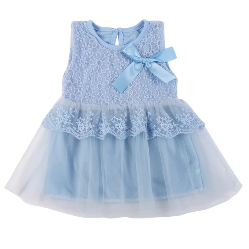 Cotton Sleeveless Dress For Baby Girl Lace Strap Infant Princess Dresses Baptism Clothes Children First Year Birthday Clothing