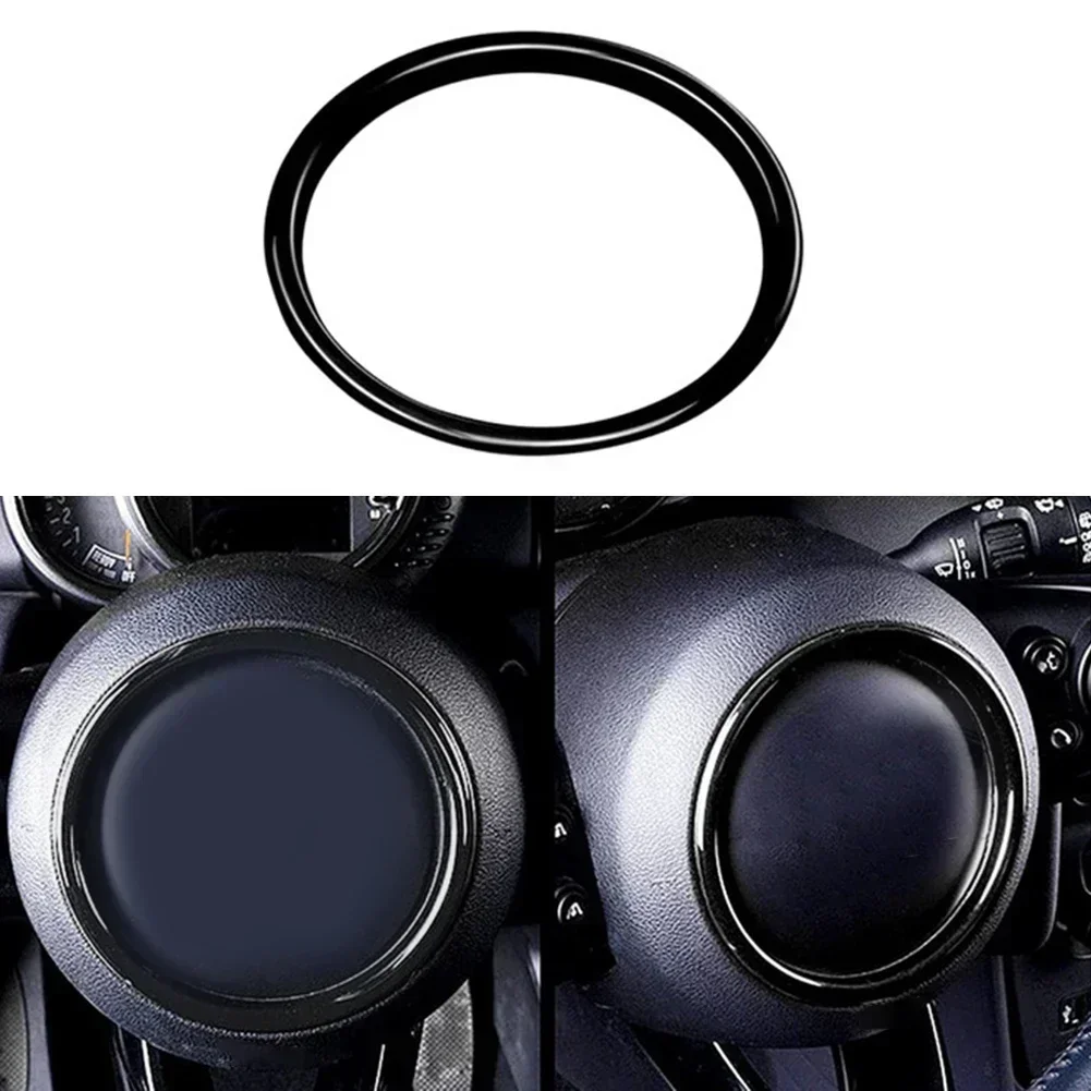 

Black Car Steering Wheel Frame Trim Cover Replacement For MINI FOR Cooper F54 F55 F56 F57 F60 Steering Wheel Cover Protector