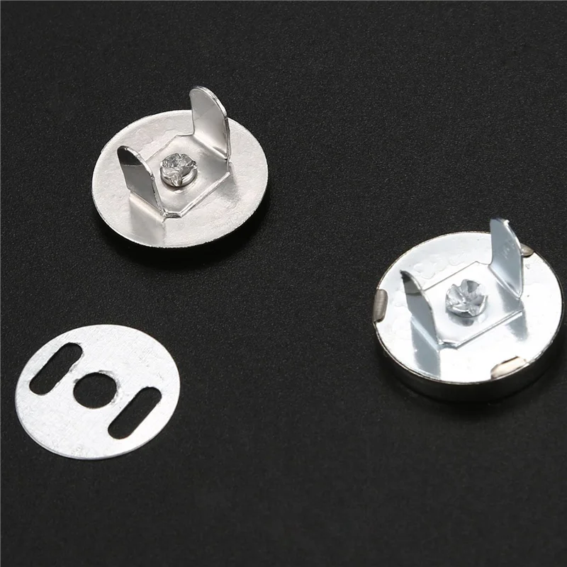 

AT33 200 Sets Magnetic Button Clasp Snaps 18Mm - Great For Sewing, Craft, Purses, Bags, Clothes, Leather