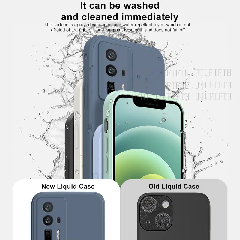 Liquid Silicone Camera Lens Protector Phone Cases For Xiaomi Poco F5 Little Xiomi pocof5 Poko F 5 Pro f5pro Soft Back Cover Capa