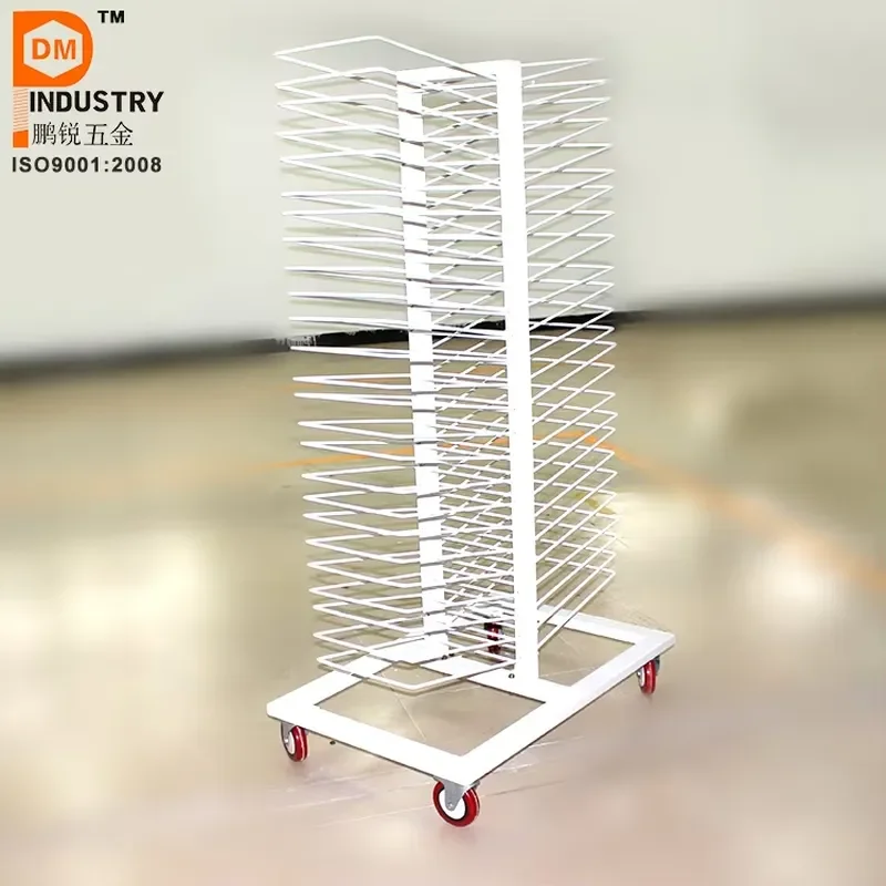 Custom Metal Plate Bracket Adjustable Drying Rack Stand Heavy Duty Steel Support Frame for Industrial Home Use Processing