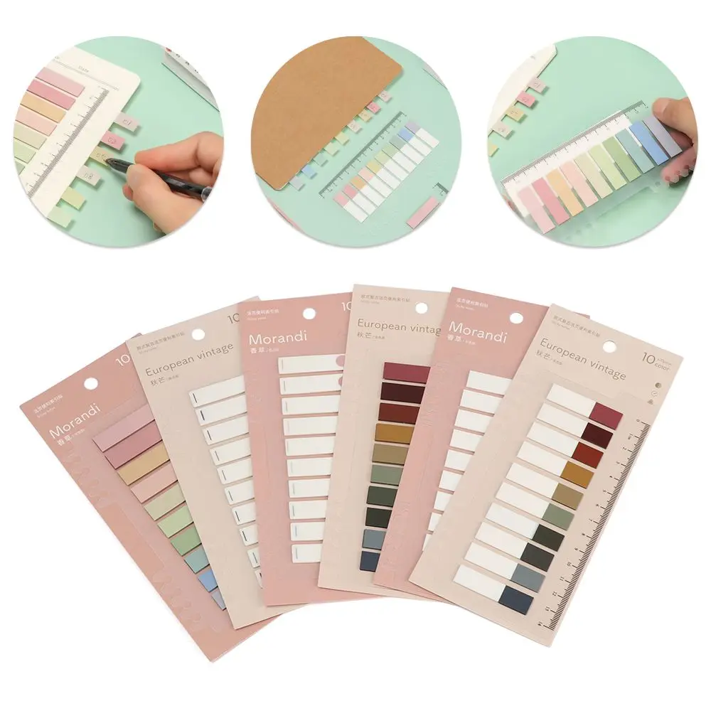 Novelty Stationery Tab Strip Label Bookmark Office Supplies Sticky Notes Paster Sticker Loose-leaf Memo Pad