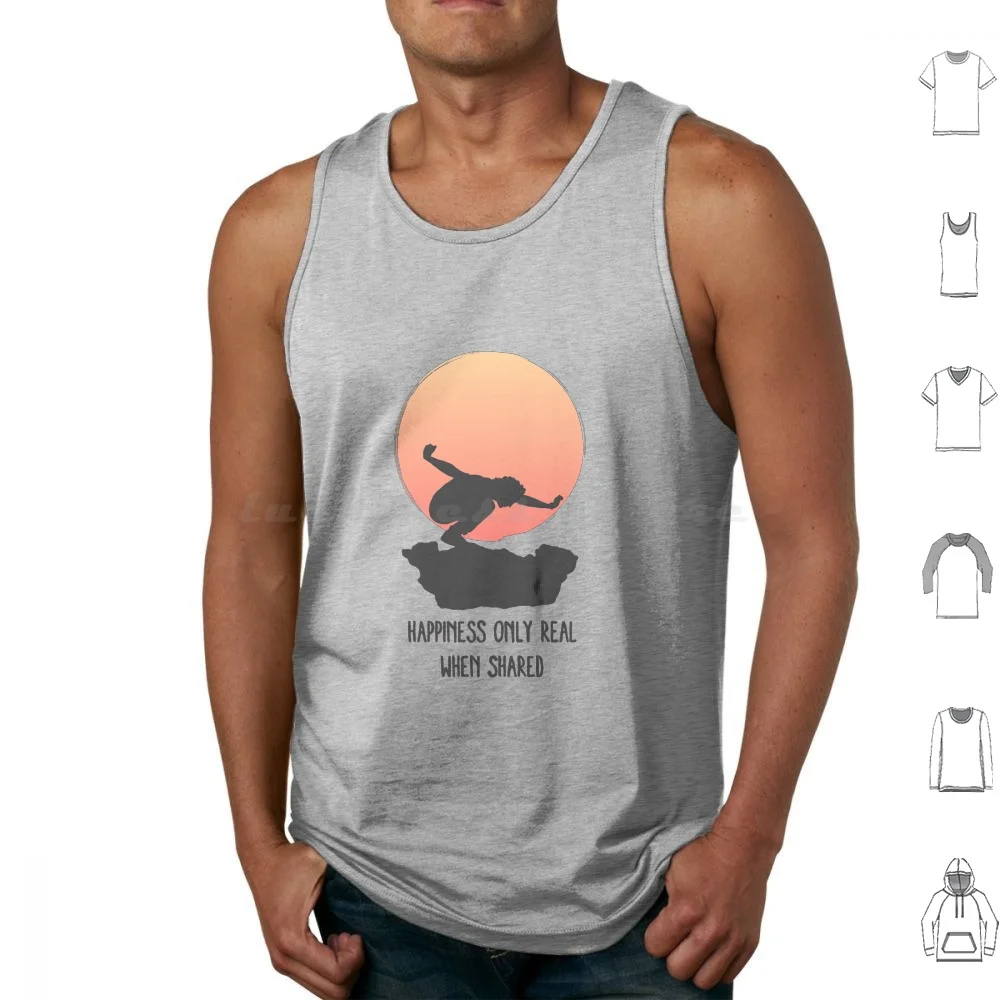 Into The Wild Nature Essential T-Shirt Tank Tops Print Cotton Into The Wild Quote Quotes Wild Nature Chris Magic Bus Wood