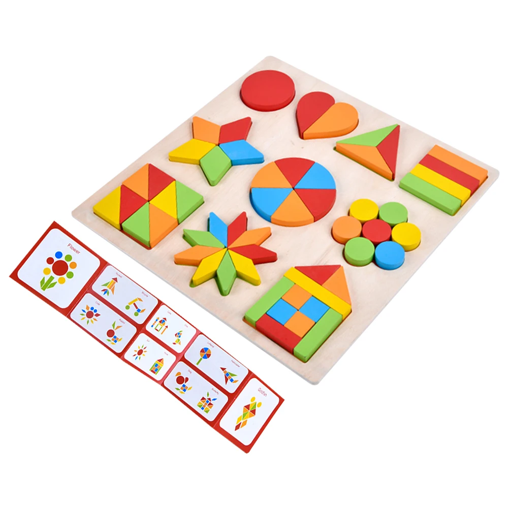 Toddler Geometry Shape Matching Puzzle Toy Fun Early Education Gift For Children Interactive Play