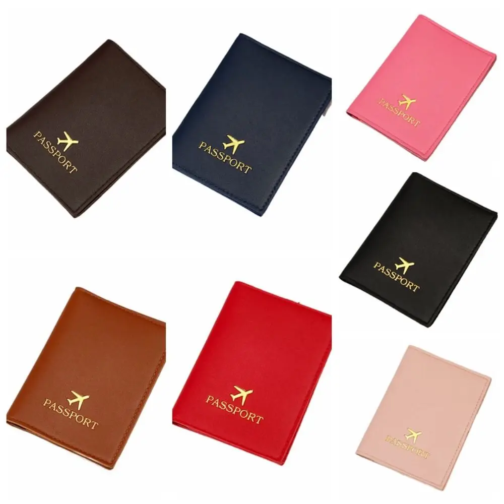 متعددة الوظائف بو الجلود غطاء جواز السفر بطاقة حالة محفظة سفر جواز السفر كليب طائرة تسجيل الدخول إكسسوارات السفر حامل التذاكر