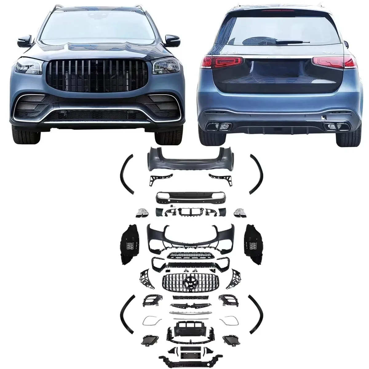 

Hot Sale Bumpers Body Kit for Mercedes Benz GLS Class X167 2020- Change to GLS63 AMG Style.