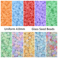 4mm Czech Cat Eye Small Glass Beads Round Spacer Loose Beads for Jewelry Making DIY Bracelet Necklace Earring Findings
