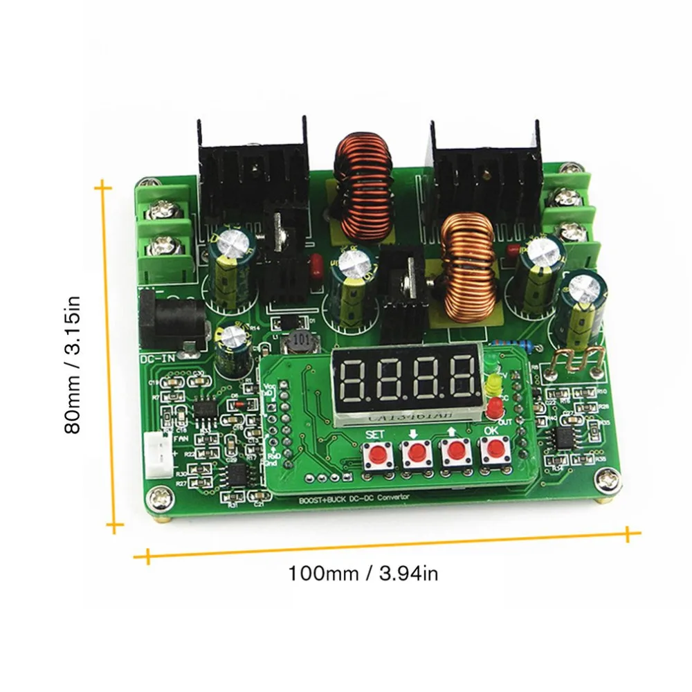 DPS-3806 High Precision Voltage Regulator Module CNC DC-DC Constant Current Controller LED Drive Solar Battery Charging 0-38V 6A