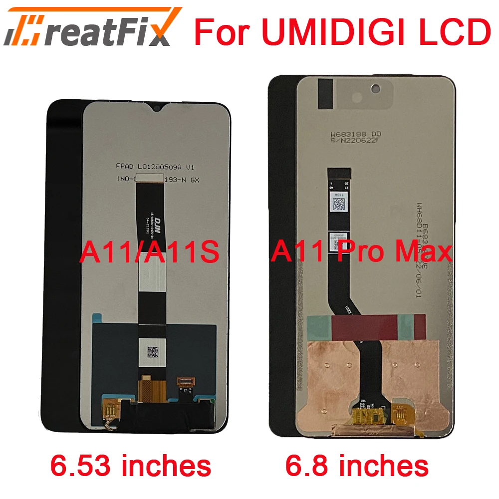 For UMIDIGI A11 Pro Max LCD Display Touch Screen Assembly Original For UMIDIGI A11Pro Max LCD Screen UMIDIGI A11 LCD A11S LCD