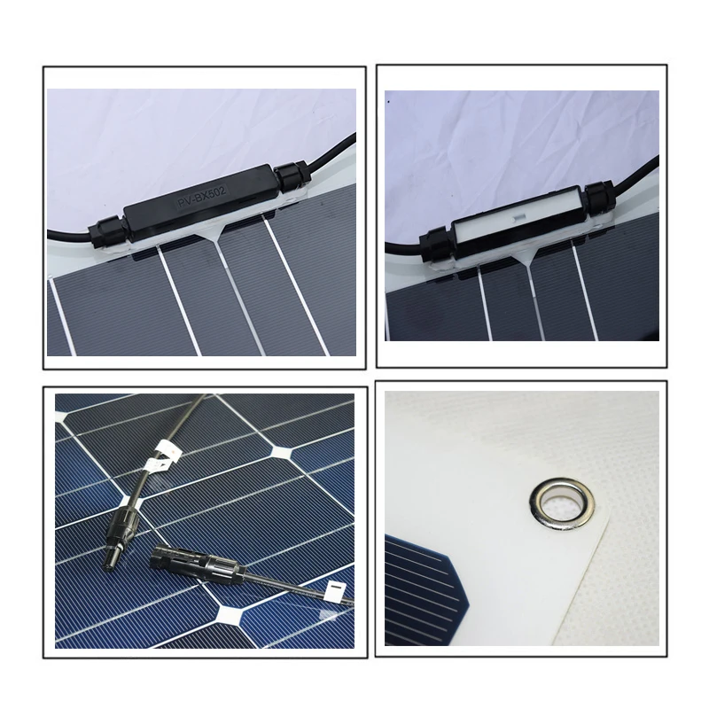 18V Flexible Solar Panels 50W 100W 120W Solar Balcony Photovoltaic Panel for Home Car Boat Camper 12V Battery Charger Waterproof