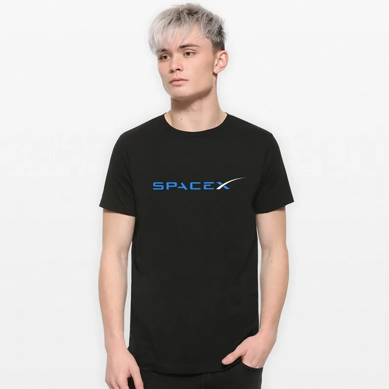 T-shirt con Logo SpaceX taglie uomo e donna (SPA-77899)