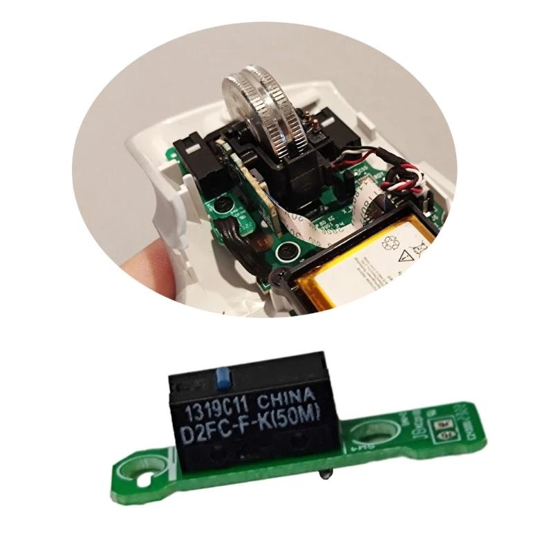 Mouse Switches Button Board For MX Master3 Mouse Left Key Button Board， Mouse Left Key Board Replacement for MX Master3 Gaming