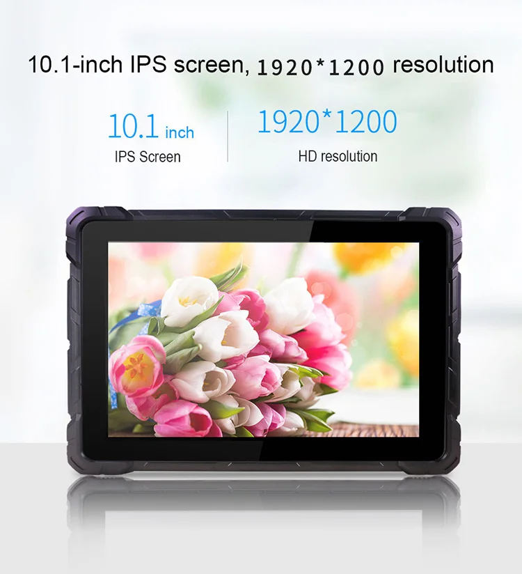 Imagem -02 - Windows Pro Tablet Robusto 10.1 8gb de Ram 128gb Rom Cpu Intel N4120 Ip67 Hdmi 4g Lte Wifi Rs232 Rj45