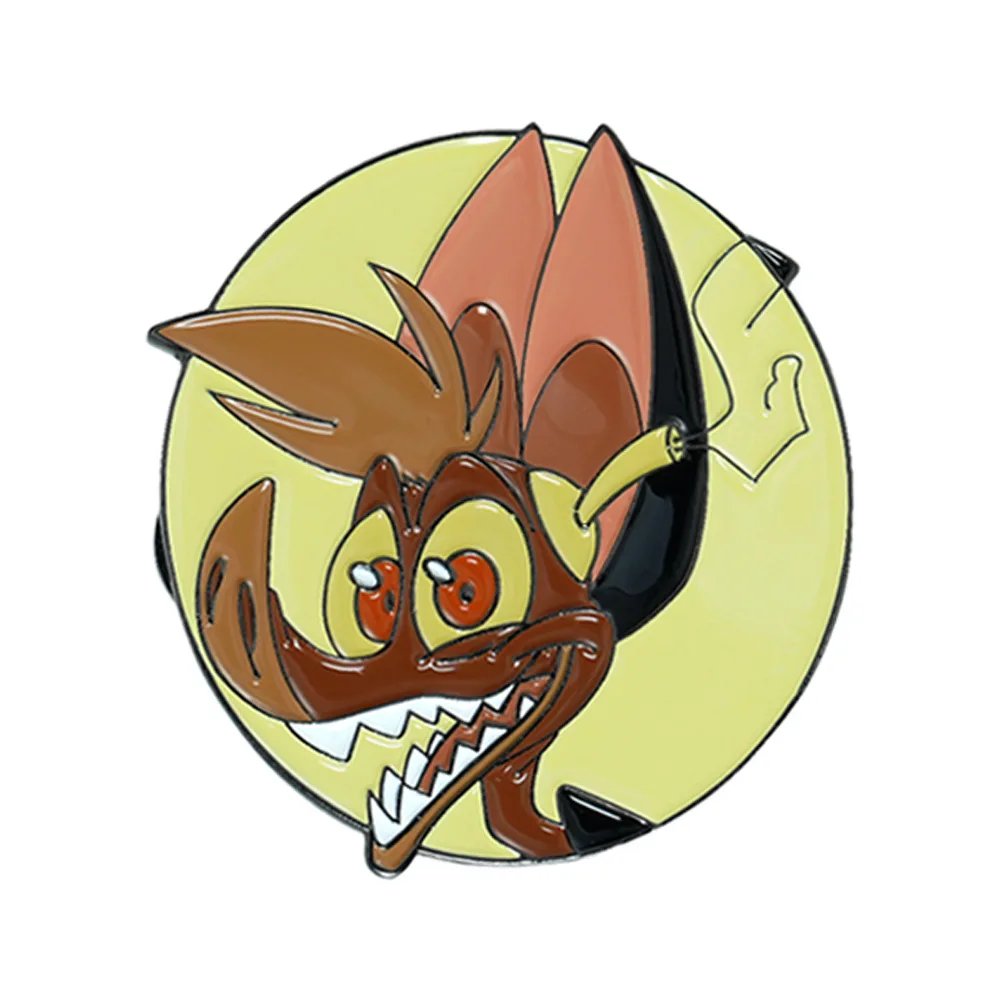 الكرتون الحيوانات بروش للملابس لينة المينا دبوس النساء الرجال شارة على أكياس التلبيب دبابيس لحقيبة الظهر مجوهرات اكسسوارات هدايا #1