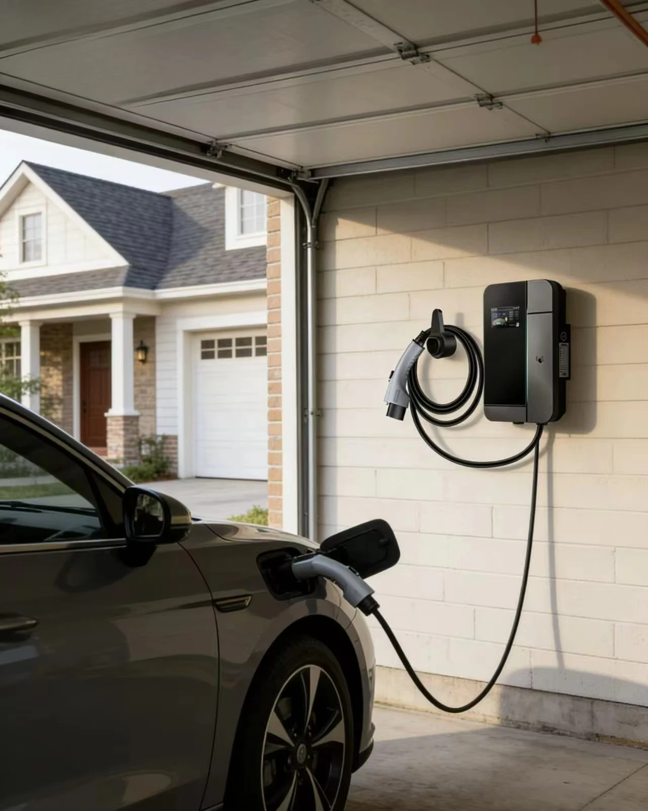 Tianji Star AC EV Charger | 21KW Max Output, 220V/380V Input, 16A/32A Current, 5m Cable, IP55, Indoor/Outdoor Use