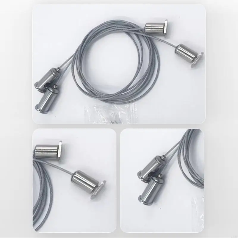 Set cavi in ​​acciaio multiuso a 4 tipi per sospensione spiaggia e cornice