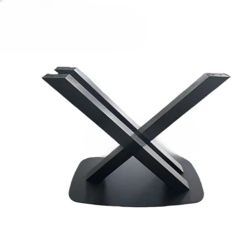 Stable High Material Functional Hardware Long Table Cross Foot Base Furniture Hardware