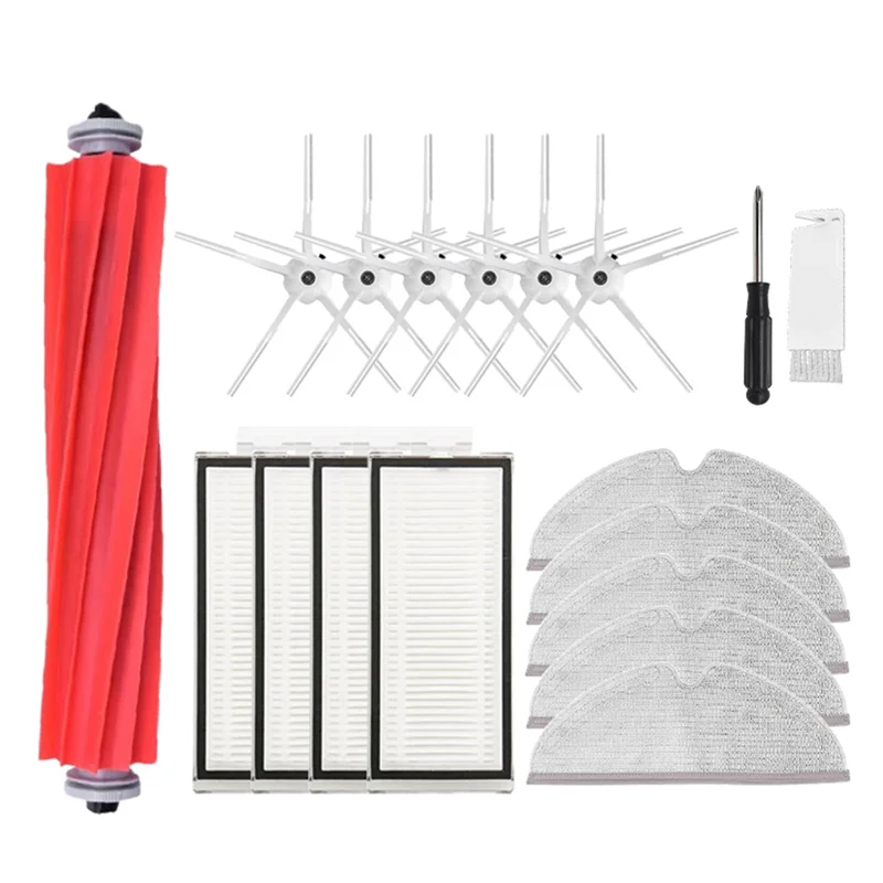 A97G для Xiaomi Roborock Q7 Max/Q7 Max+/T8 Аксессуары для фильтров Hepa Основная боковая щетка Швабра Ткань Запчасти для робота-пылесоса