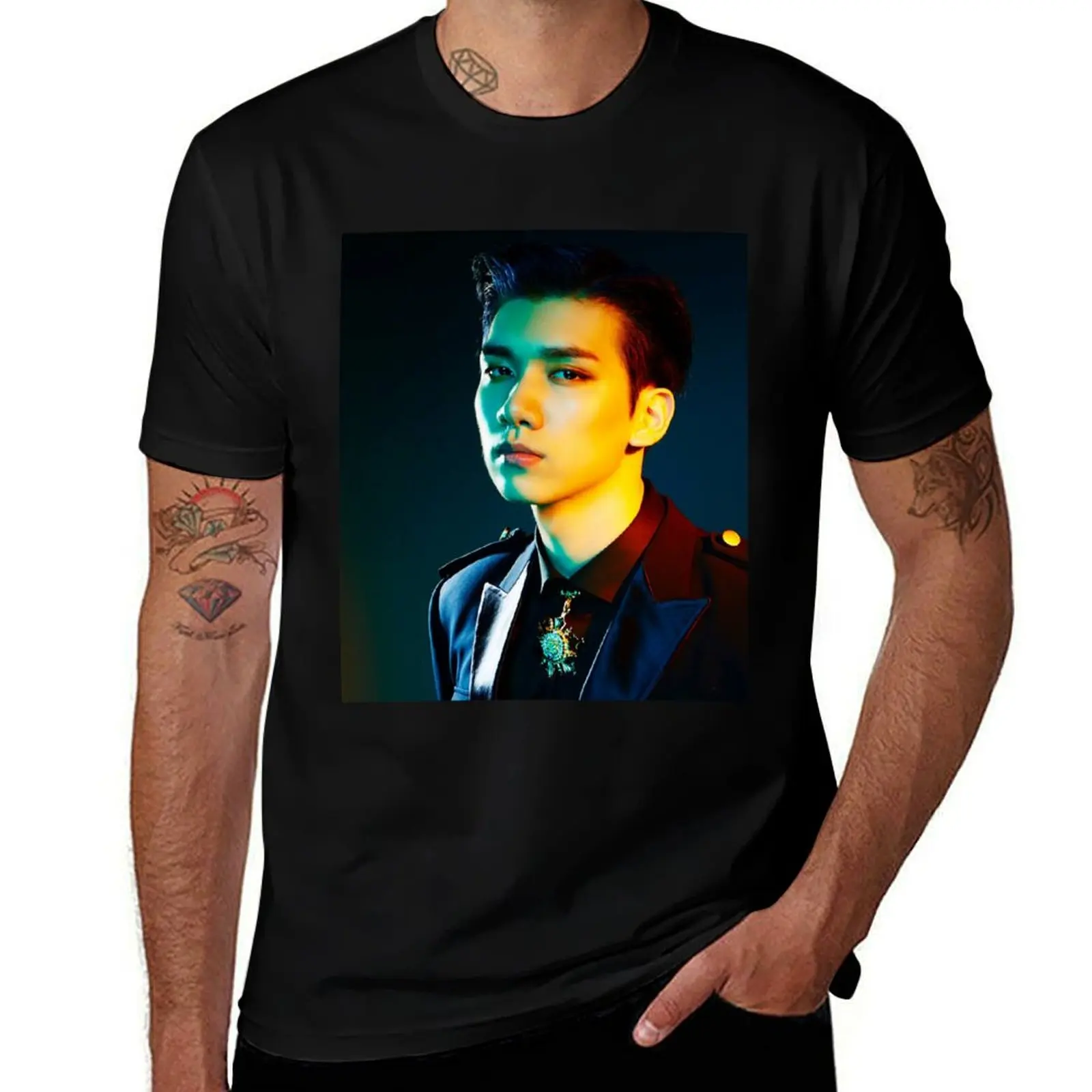 

vixx hyuk kratos T-Shirt Funny t-shirt anime shirt Funny t-shirts mens graphic t-shirts