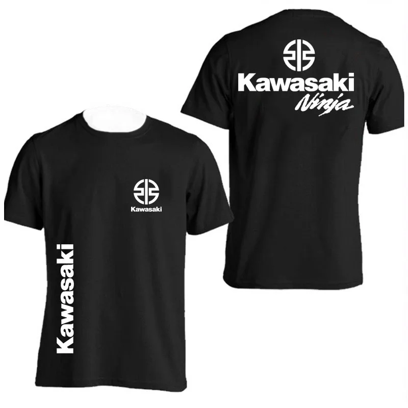 

Футболка Kawasaki с коротким рукавом, осень 2024, новая коллекция, 100% хлопок, удобный свободный повседневный топ с короткими рукавами и круглым вырезом