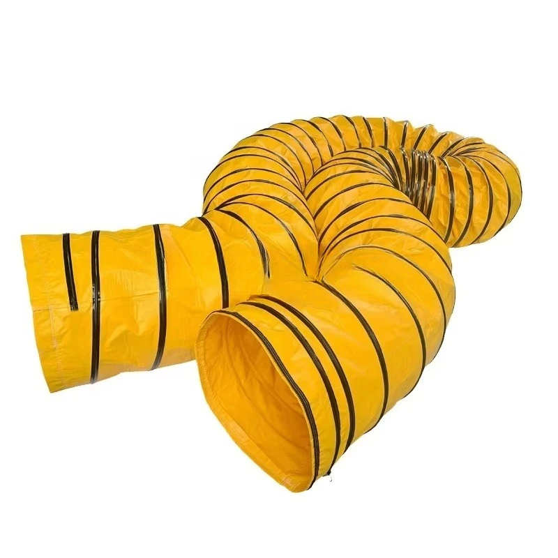 Insulated flexible ventilation hose for HVAC systems