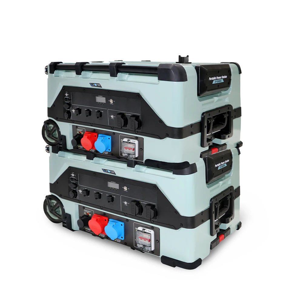 Centrale elettrica portatile Lifepo4 da 3600 W per campeggio e uso esterno Carie pannelli solari e banca