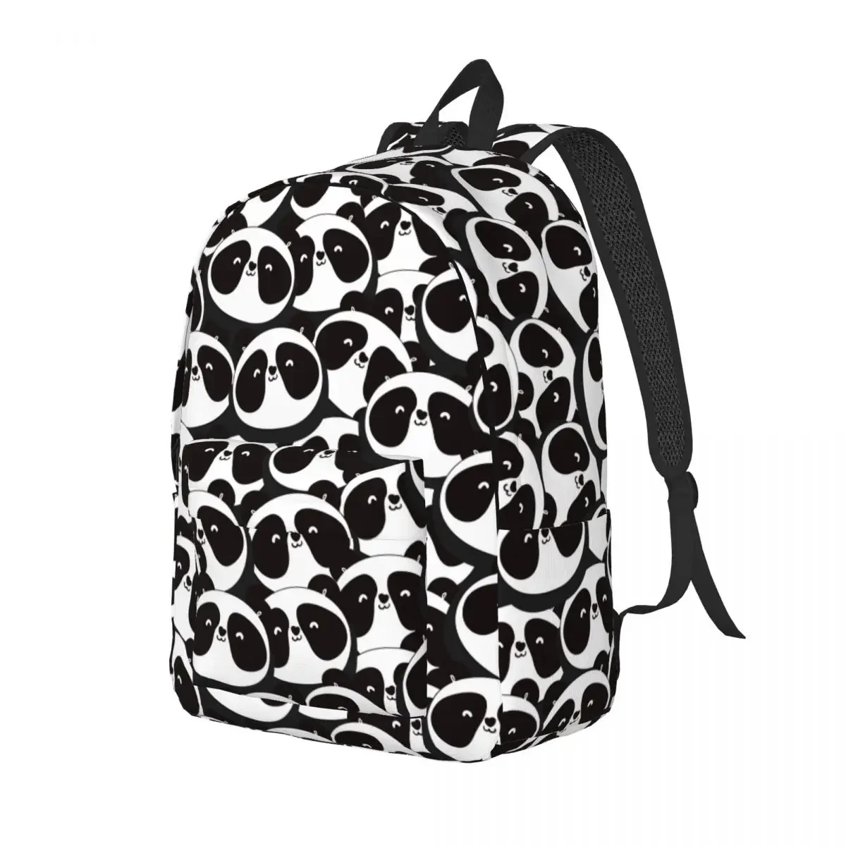 Cute Panda Cartoon Kawaii Animal Backpack for Boy Girl Kids Student School Bookbag Canvas Daypack Preschool Kindergarten Bag