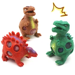 Dinosaur Grape Balls, Pinch Fun, Creative Dinosaur Stress Relief, Stuffed Birthday Prizes for Boys and Girls, 2-Pack