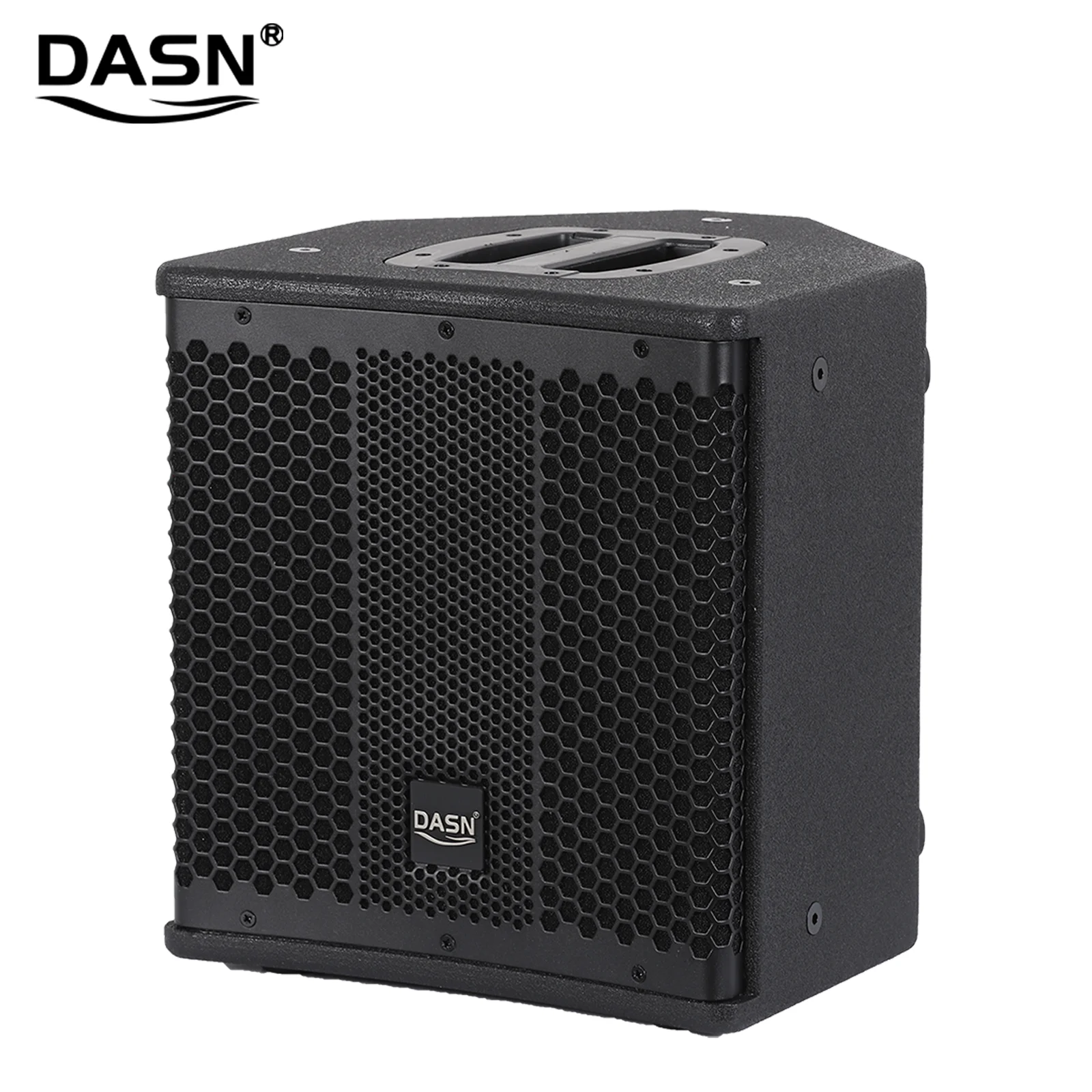 DASN K15MDC 2000W 15 Inch DSP Active Coaxial Woofer Wood Sound power stage studio Band DJ Singer Professional Monitor Speakers