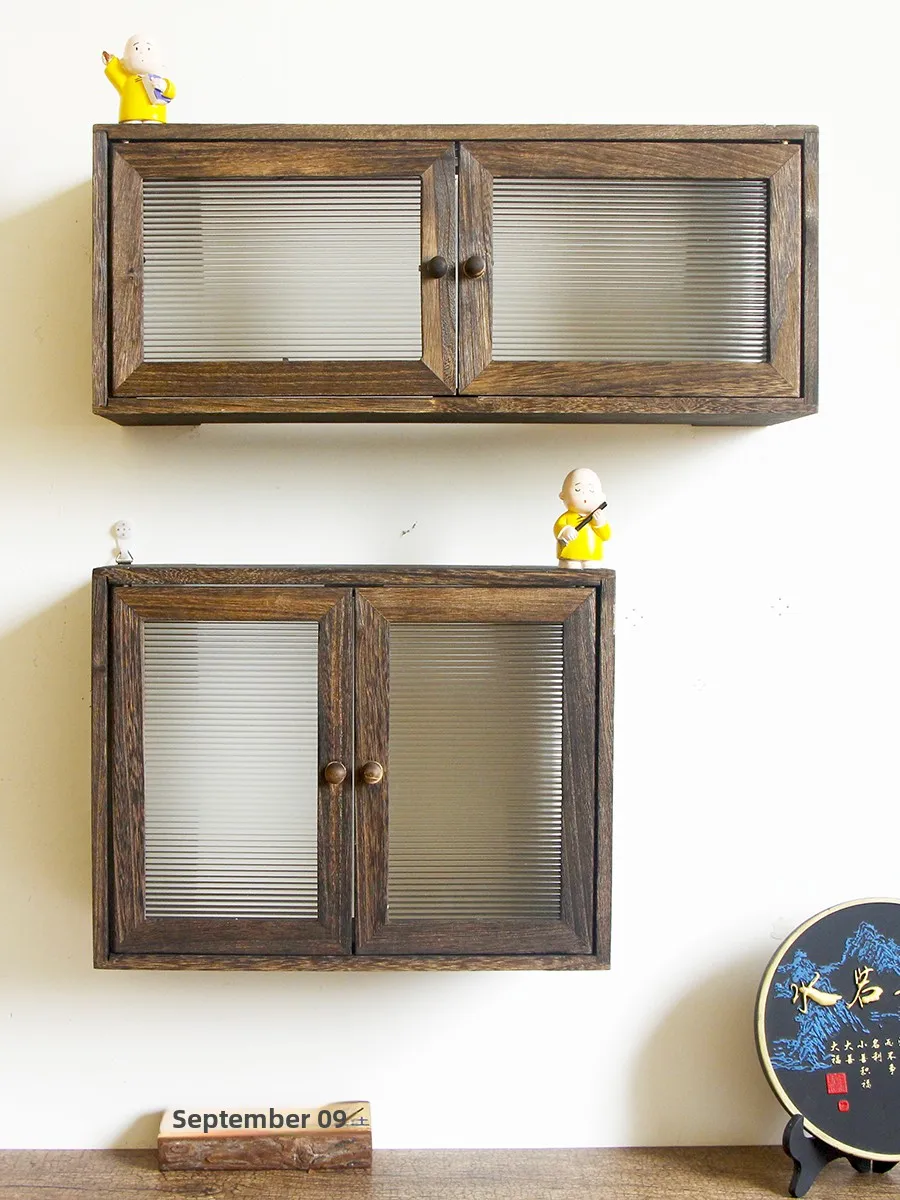 

Router Storage Box Wall Mounted No Drilling Ra Conceal Decorative Wooden Plug Organizer for Living Room