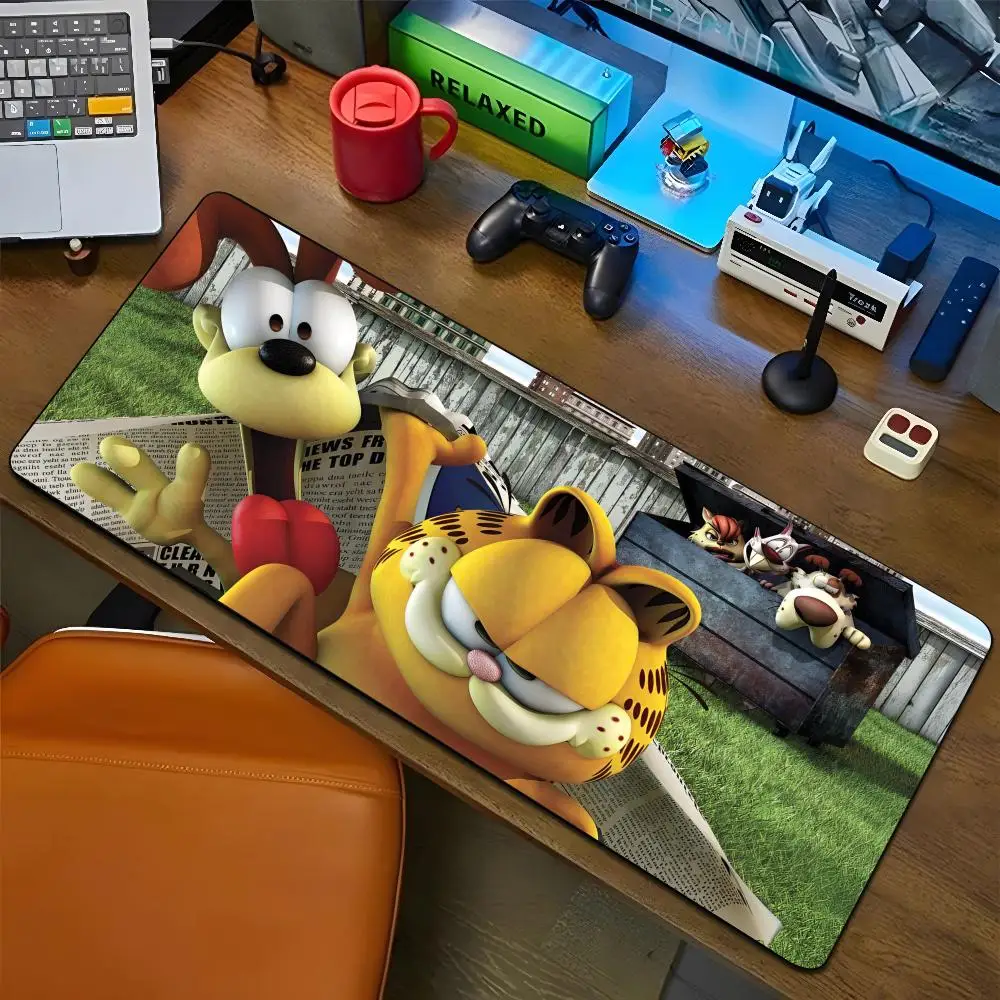 The G-GarfieldS-Movies Mouse Pad Cartoon Lockedge Large Gaming Pad Computer Gamer Keyboard Mat Desk Mousepad PC Desk Pad