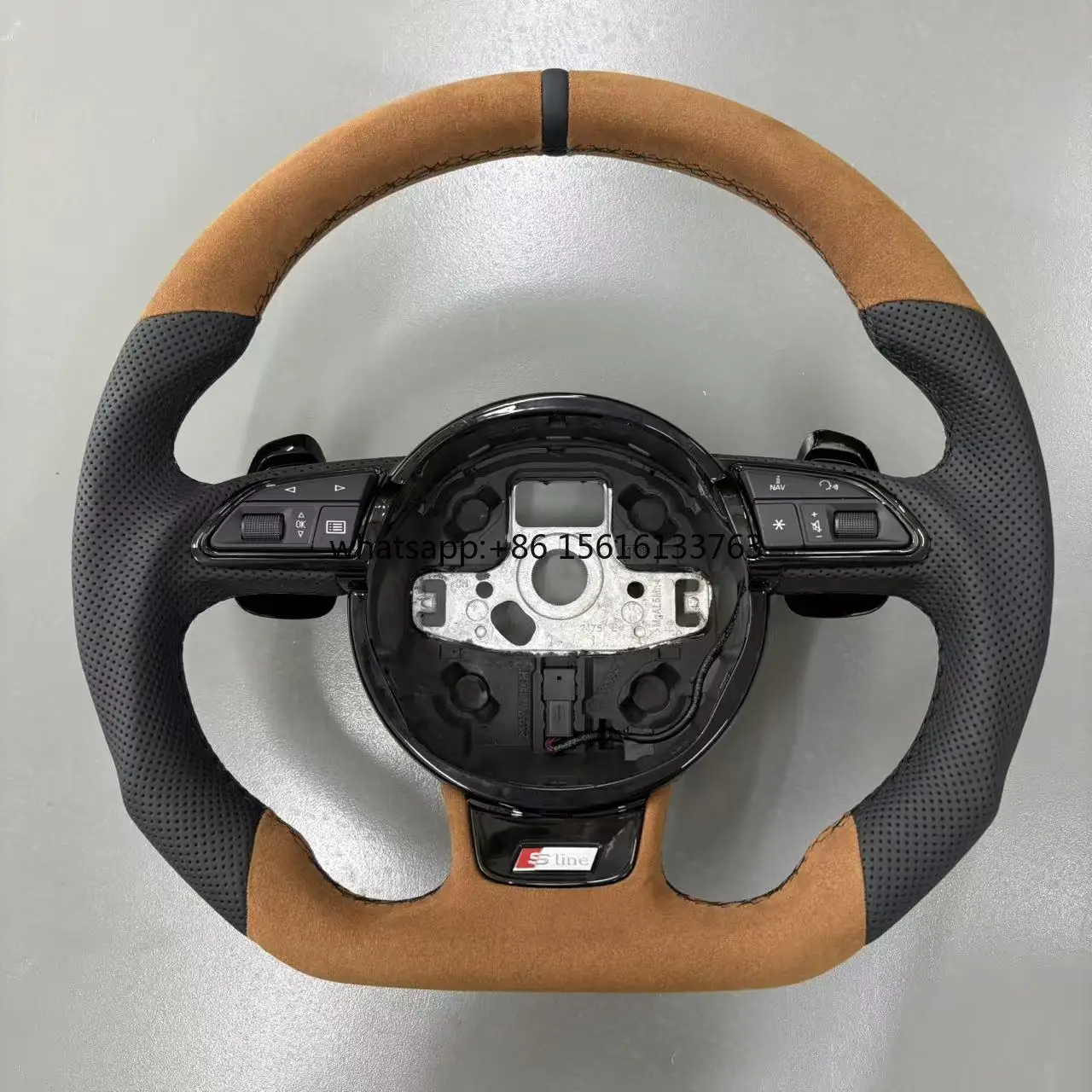 

Hot Selling Suede Steering Wheel Suitable for BMW F10 F20 F30 F32 F36 F13 F14 F15 F80 M3 M4 E46 E60 E70 E90 E91 Automotive Parts