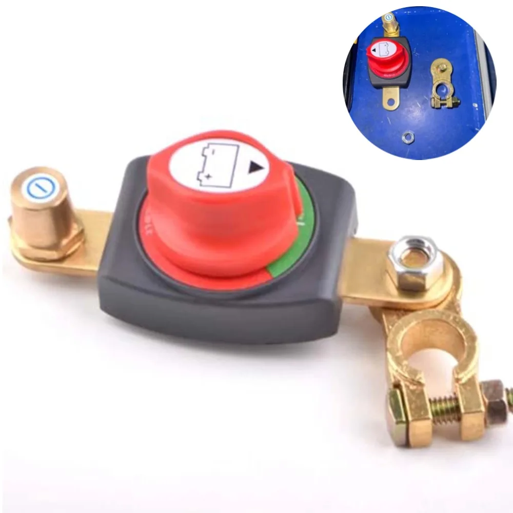 Marine Waterproof Battery Disconnect Switch For RV Car Boat 12V 48V ON-Off Boats Battery Isolator Switches