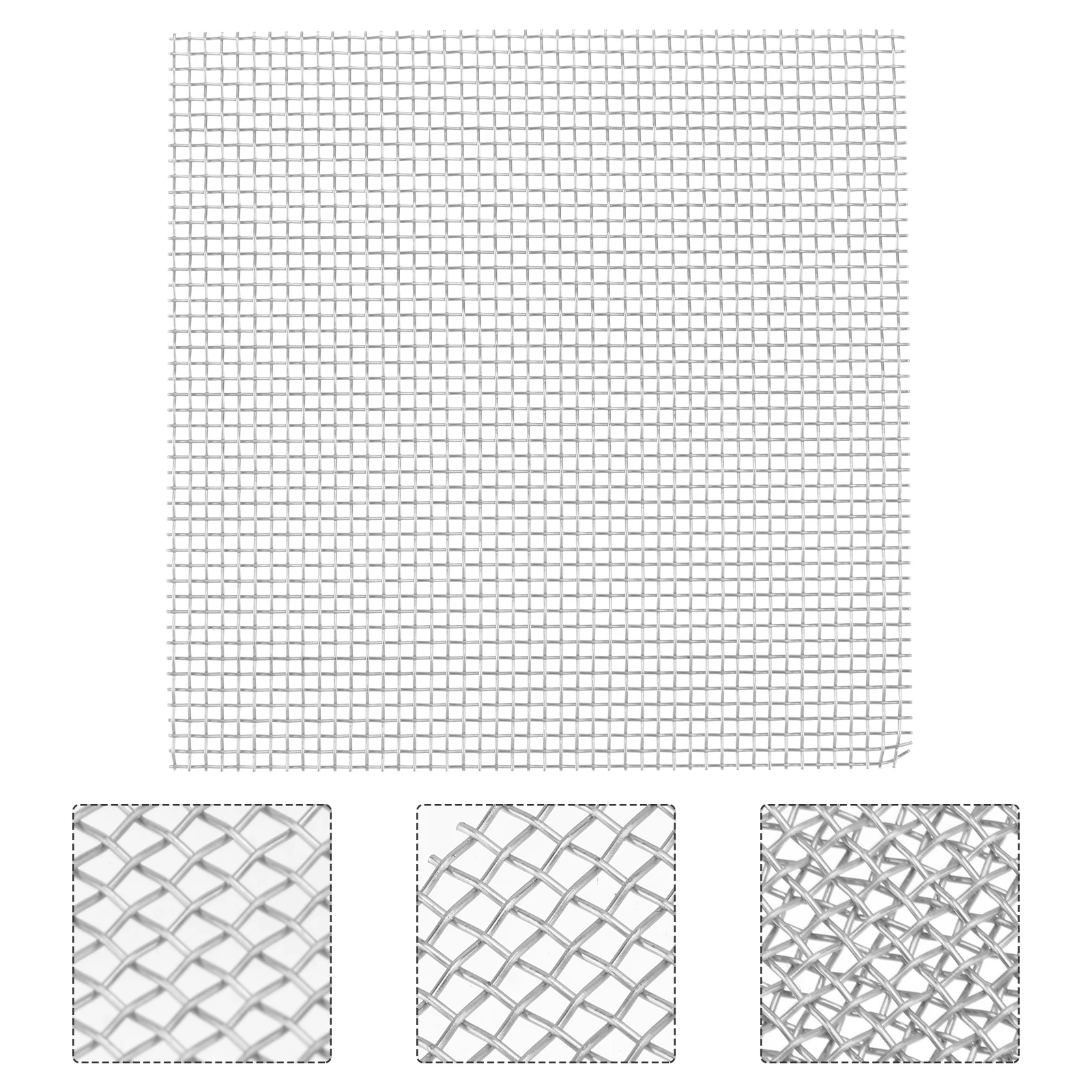 

10pcs Stainless Steel Wire Mesh Pad Aquarium Grass Fixed Net Fish Tank Plant Net Water Grass Mesh Aquatic Plants Decor