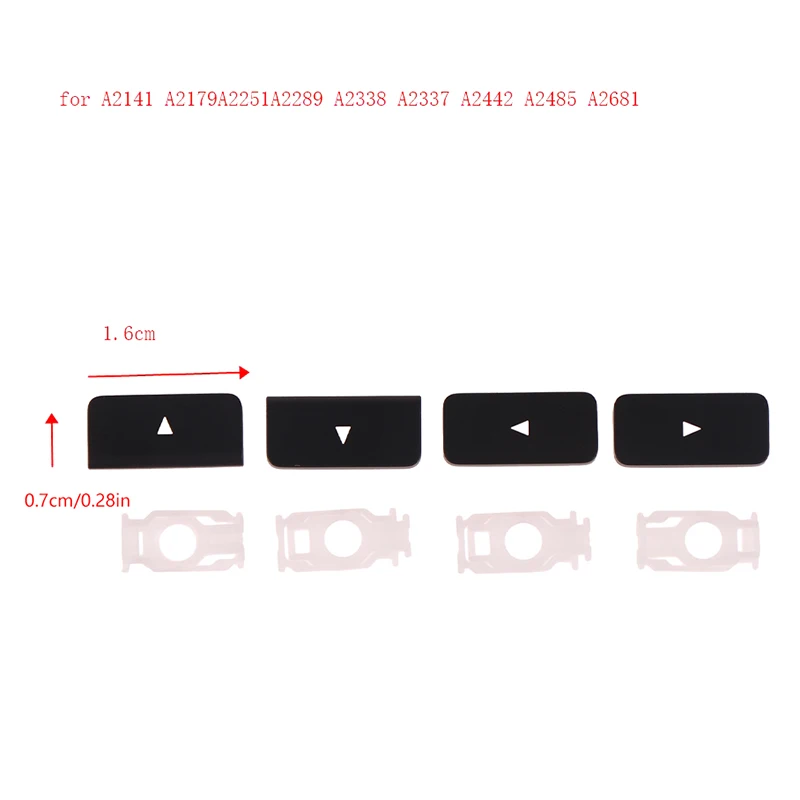 ✰✪1pc Arrow Key Keycap Hinge For Macbook Retina A2141 A2442 A2485 A2251 A2289 A2179 A2337 A2338 A2681 Keyboard Arrow Key Keycap
