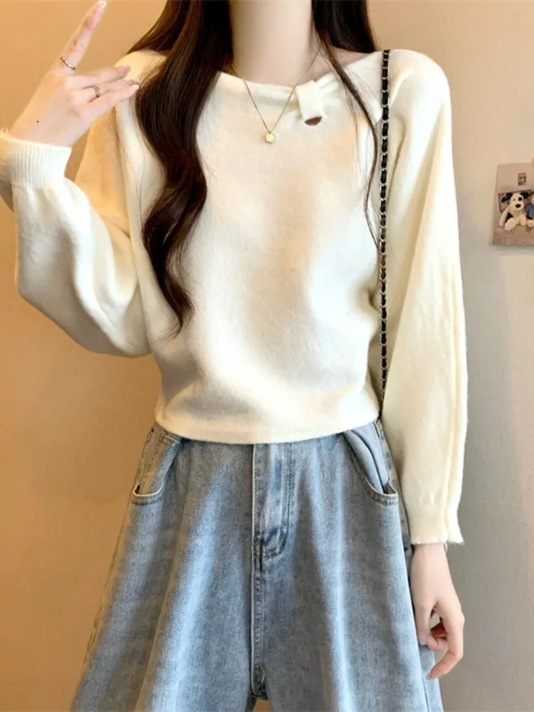 Caramel ort Women's Sweatirt oulder Appropriate Autumn Winter Faionable Slim Fit Long Sve round Ne No Zipper