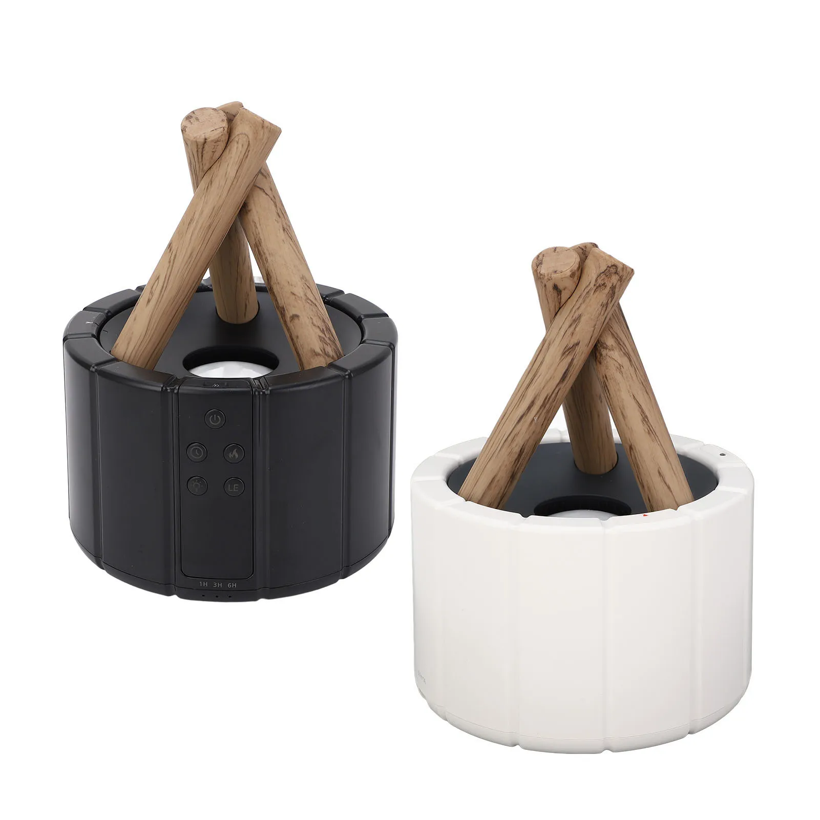 Bonfire Diffuser 250ml Campfire Flame Fire Diffuser นวัตกรรมจําลอง Campfire Humidifier สําหรับ Home Office Tabletop