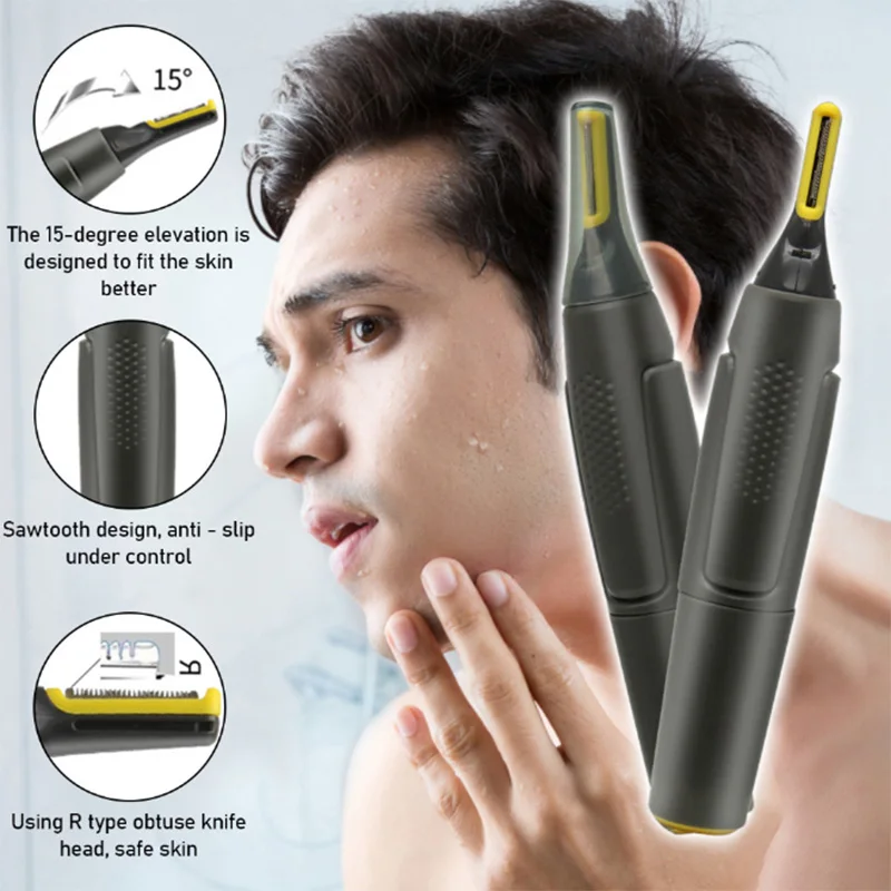 Electric Nose Hair Trimmer, Ear Razor Removal Shaving Eyebrow Cutter For Men and Women Nasal Wool Implement