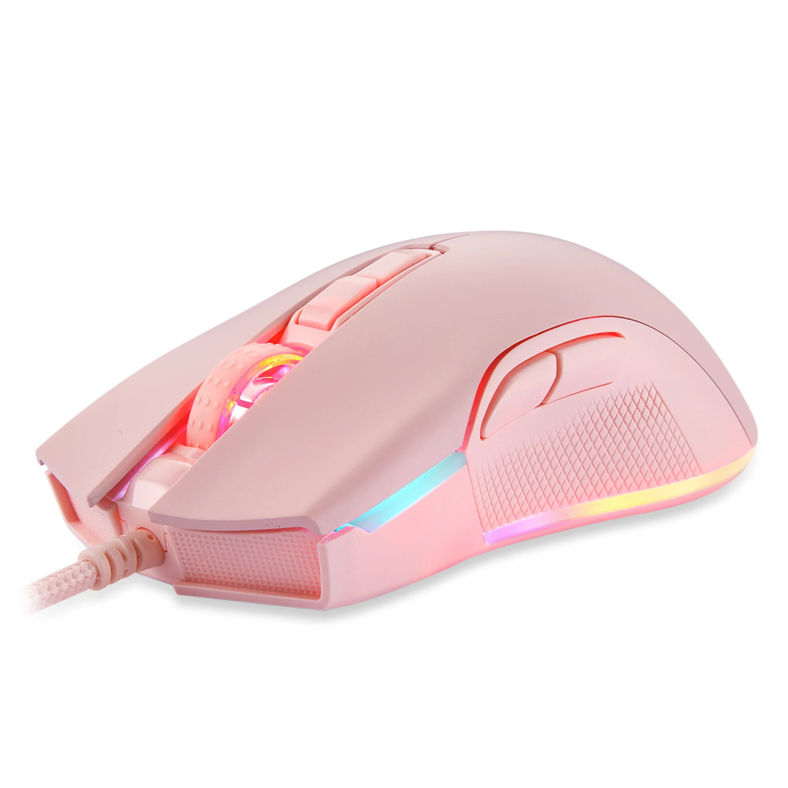 Motospeed V70 USB Wired Gaming Mouse RGB Mouse Ergonomic Design 6400DPI Mouse Office Mice Gaming Mouses for Computer Laptop