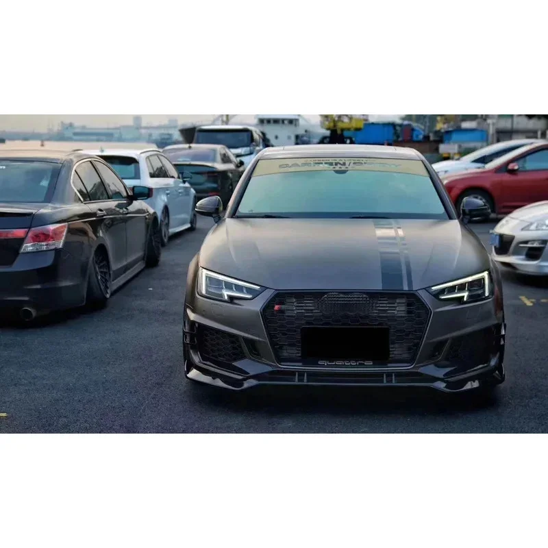 New style The Hot Wrap Kit is Available 2017-2021 Audi A3 Modified RS3 Body Kit Rear Bumper Tail Lip view 5