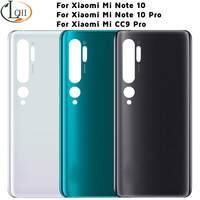 New Glass for Mi Note 10 Pro Battery Cover Rear Glass Door Housing for Mi Note 10 Mi CC9 Pro Back Battery Cover