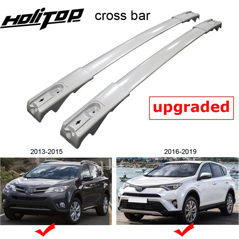 

hot roof bar horizontal rail cross bar for Toyota RAV4 2013 2014 2015 2016 2017 2018 2019,Thicken design,can load 150KG,recomend