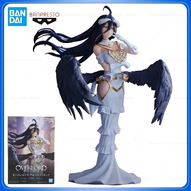 

В наличии: Оригинальные аниме-фигурки Bandai Banpresto OVERLOAD Albedo, коллекционная модель из ПВХ, игрушка-подарок для детей DT